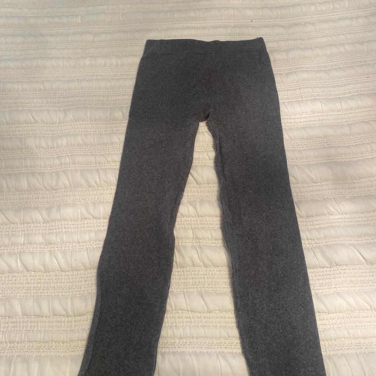Grey leggings, Pink Rose Depop