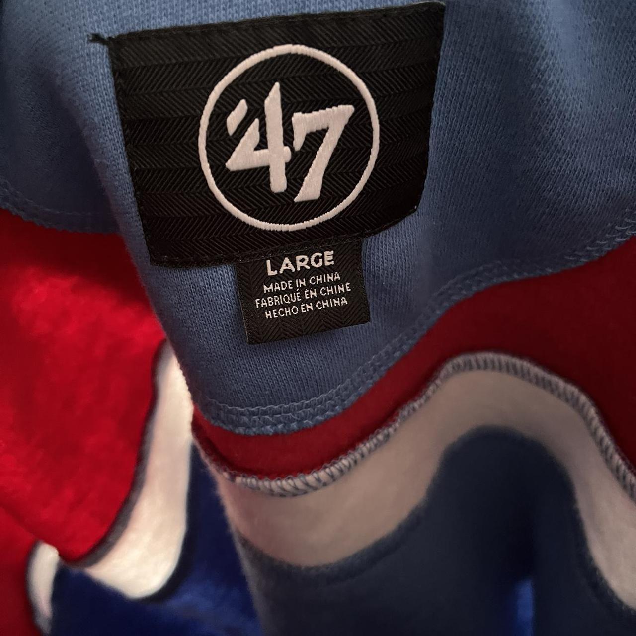 47 Brand / Men's Houston Oilers Lacer Blue Hoodie