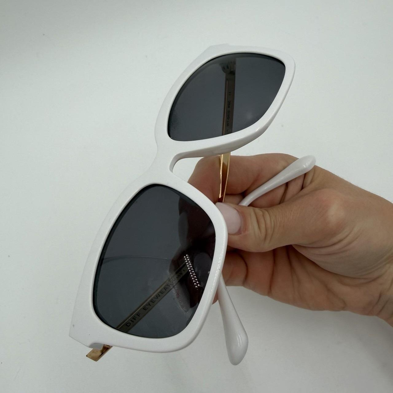 DIFF Women's Sunglasses - White – DIFF Bella Sung… - image 6