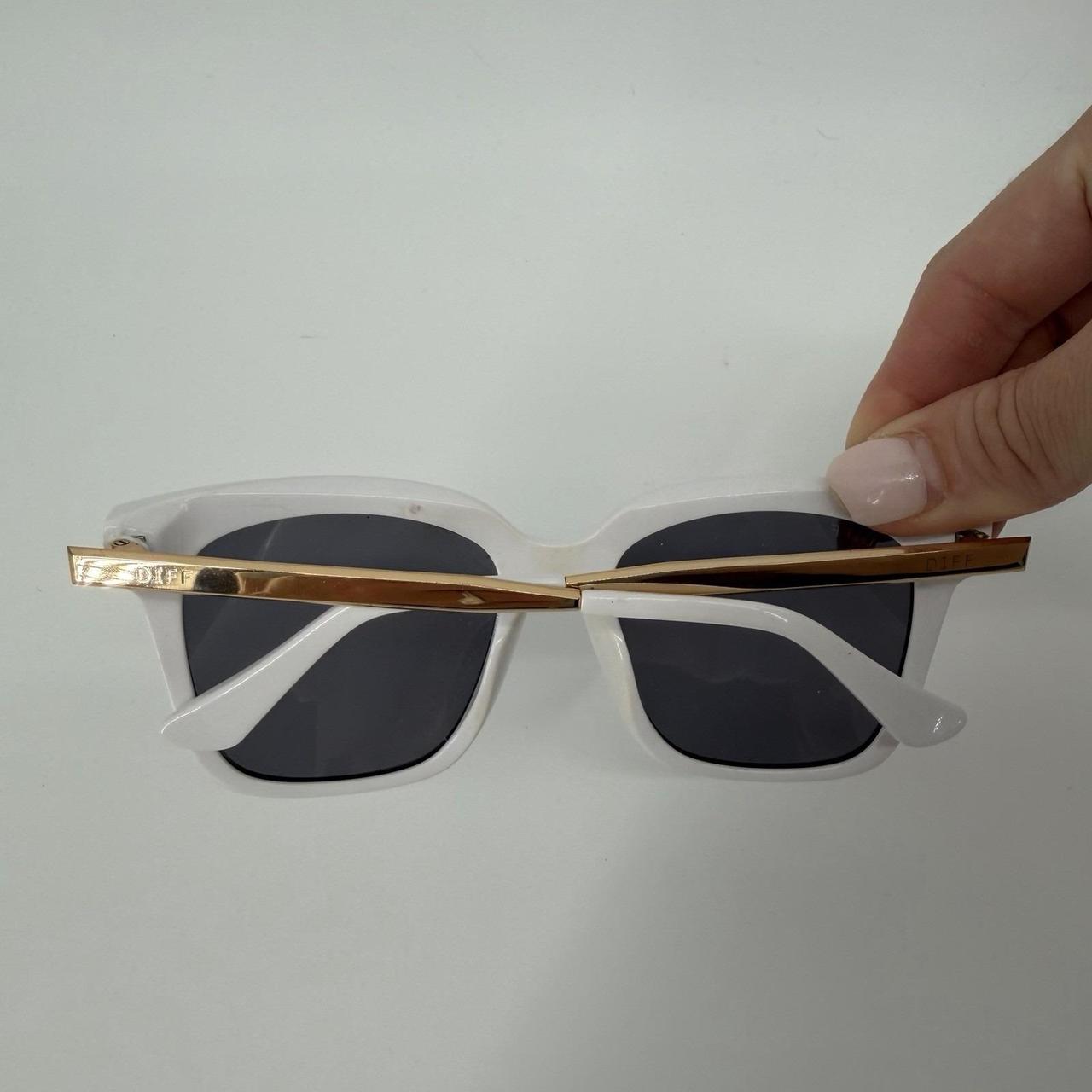 DIFF Women's Sunglasses - White – DIFF Bella Sung… - image 2