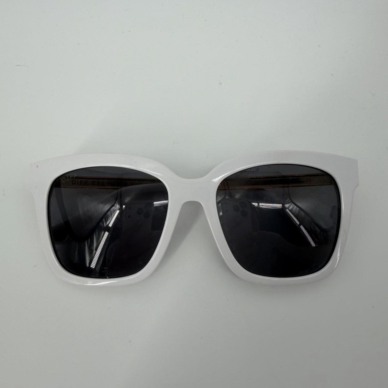 DIFF Women's Sunglasses - White – DIFF Bella Sung… - image 1