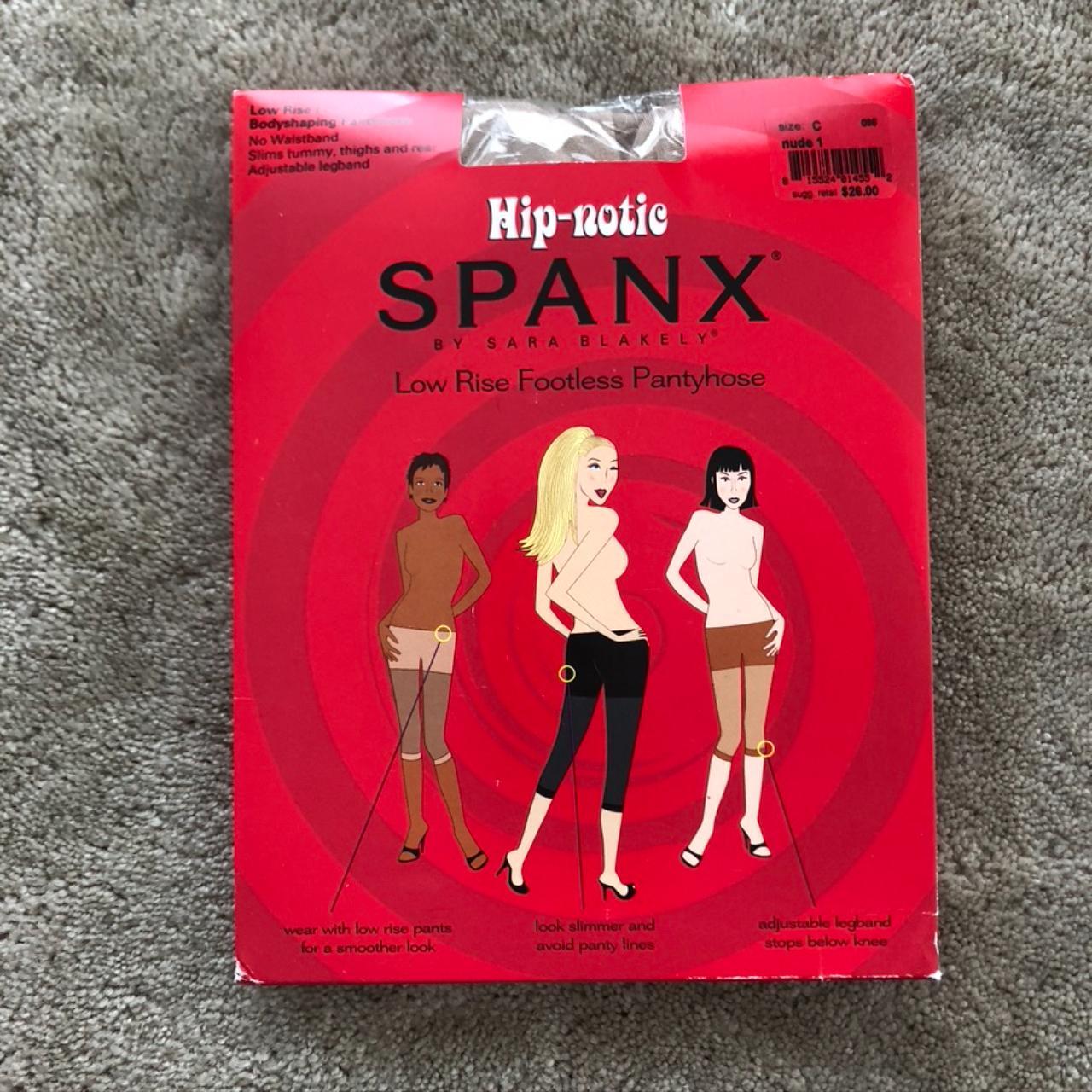 Spanx Hipnotic Low Rise Footless Pantyhose One... Depop