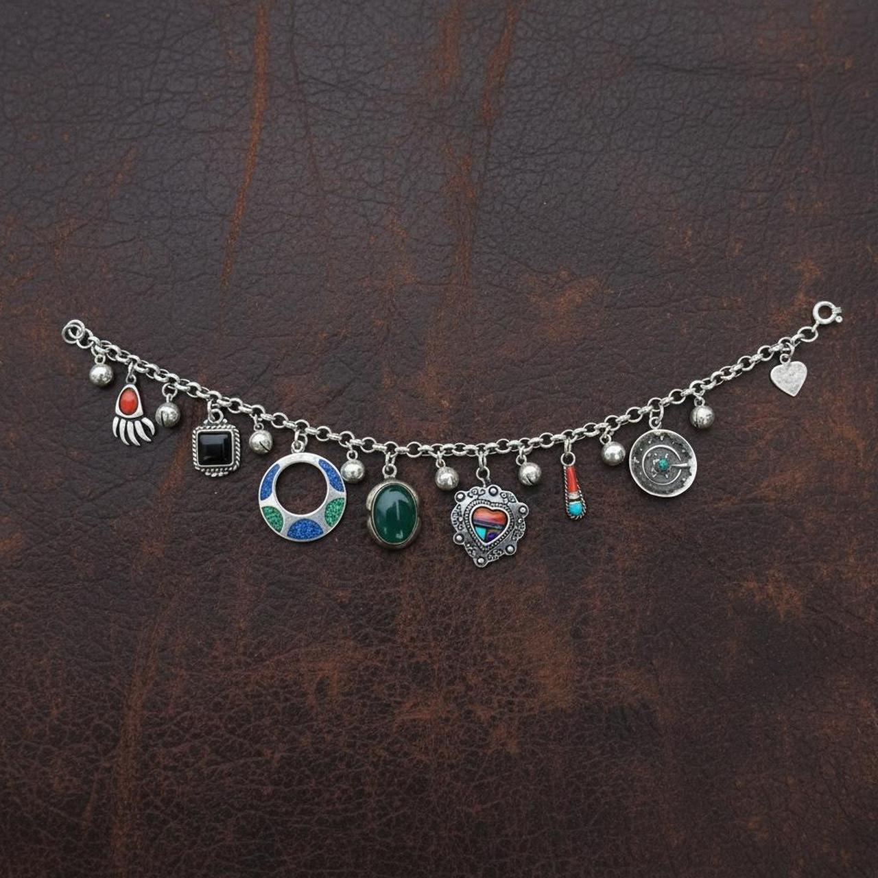 Native Women's Bracelet - Multi/Silver – Sterling… - image 1