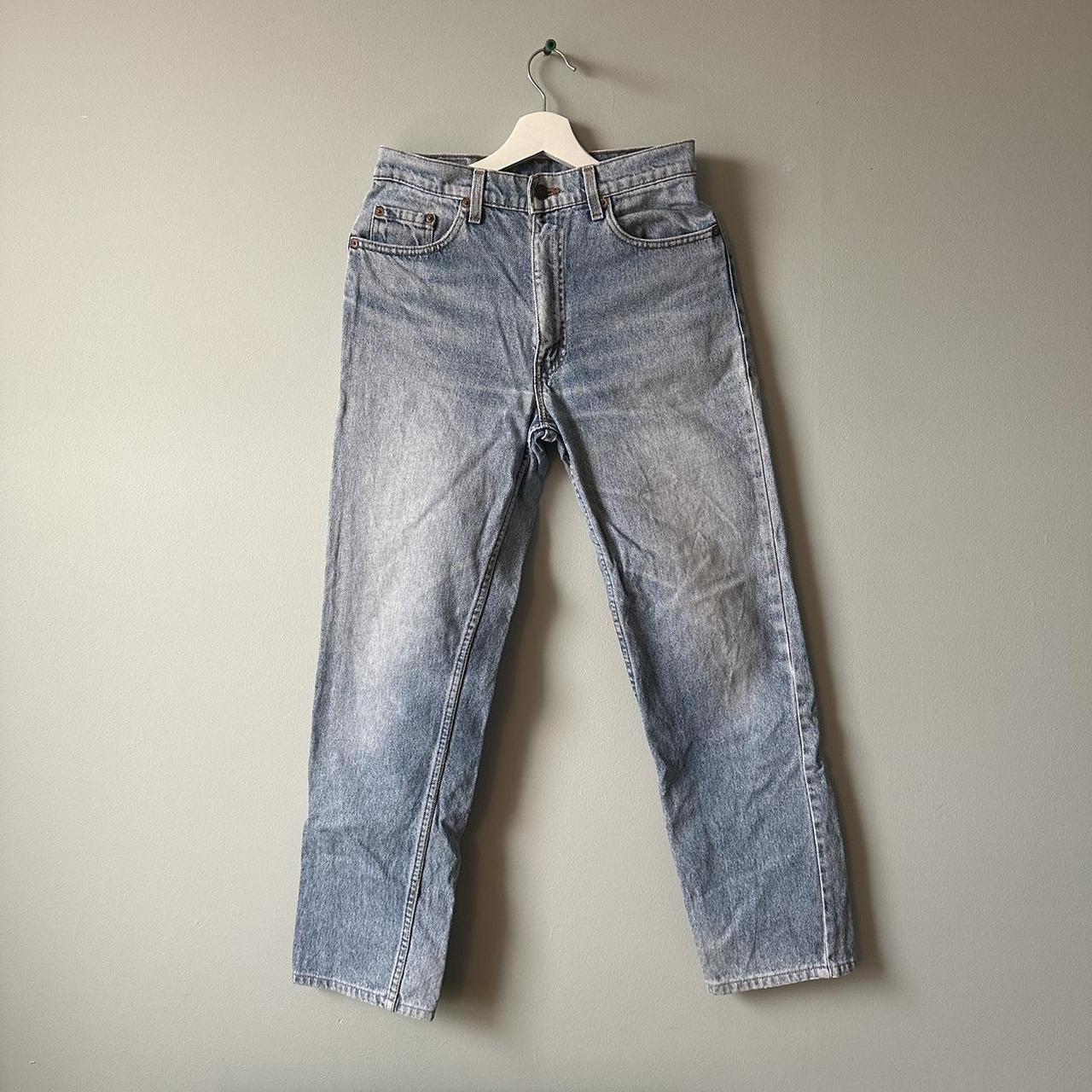 Vintage 90s Levi's 512 Made in USA -Fits a size... - Depop