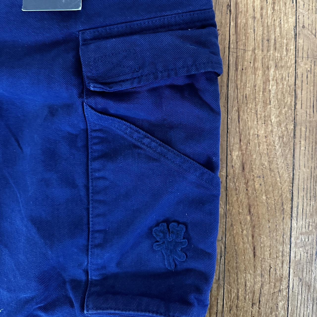 heaven by marc jacobs multi pocket navy cargo pants...