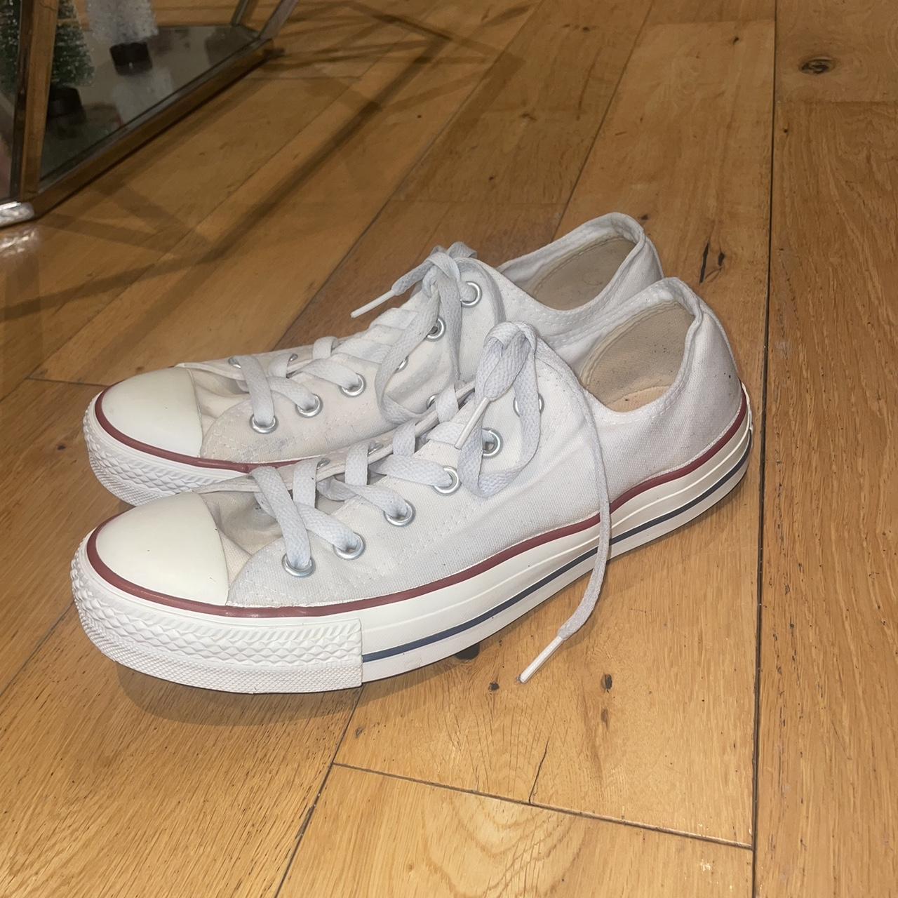 White converse hotsell uk 7