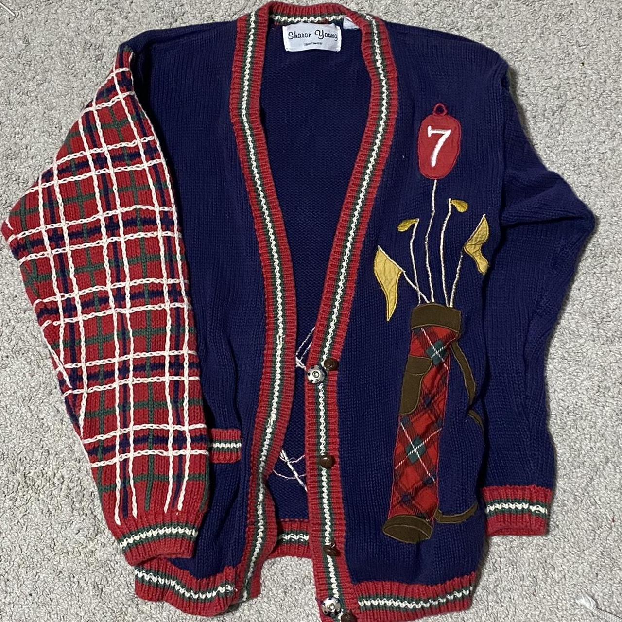 Cardigan on sale golf sweater