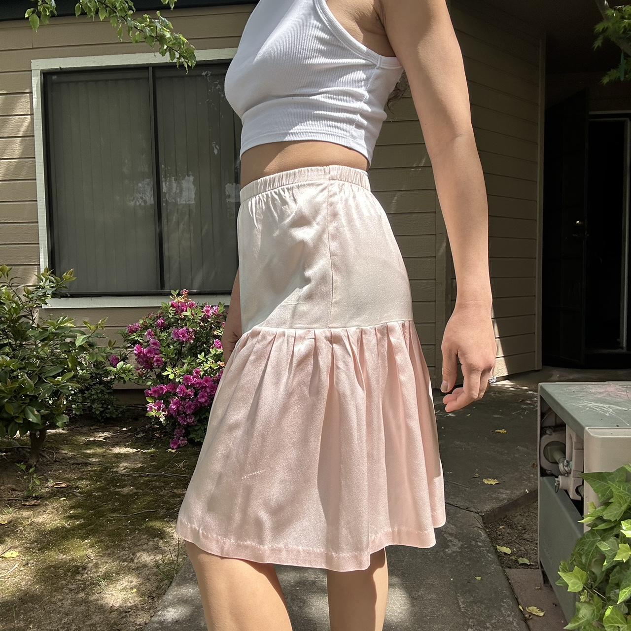 Petite midi hotsell skirt pink