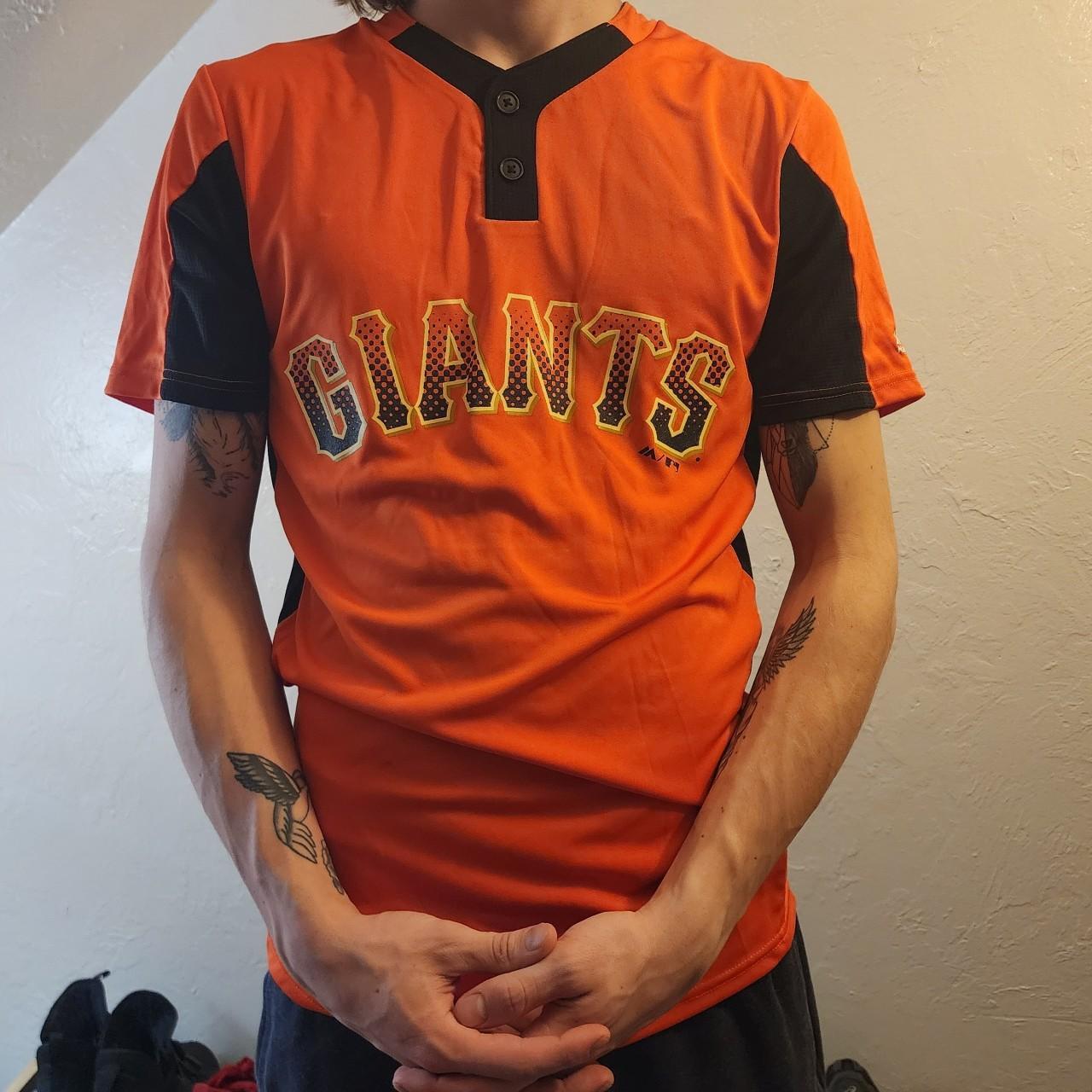 New San Francisco Giants Mens Size S Small Black Shirt