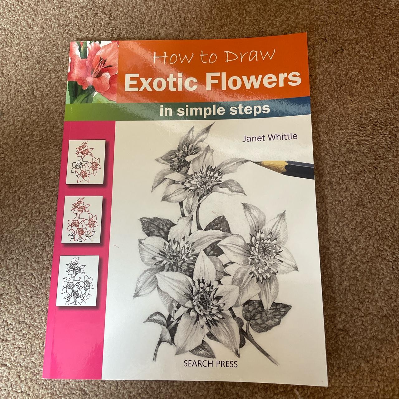 How to draw Exotic Flowers by Whittle Depop