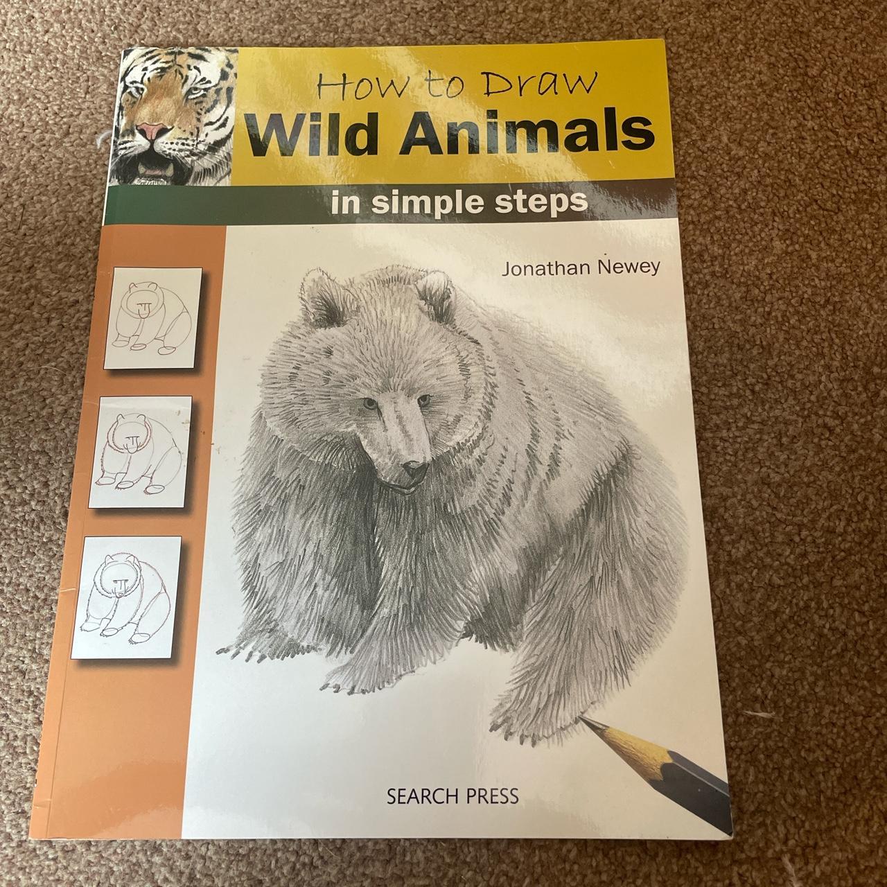 How to draw Wild animals by Jonathan Newey Really... - Depop