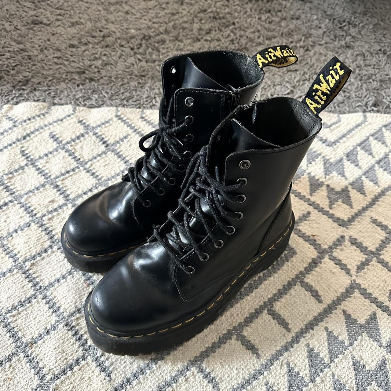 Dr. Martens Women's Black Boots Depop