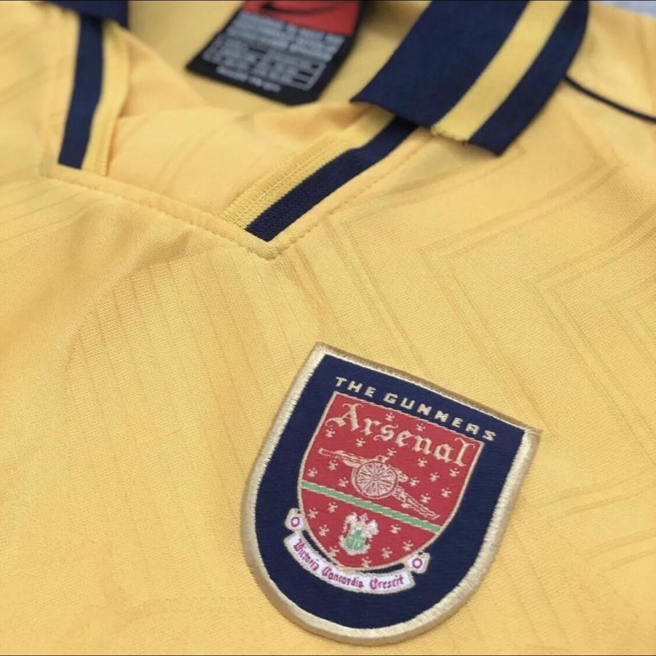 Arsenal football shirt 1996/1998 away. Size... - Depop