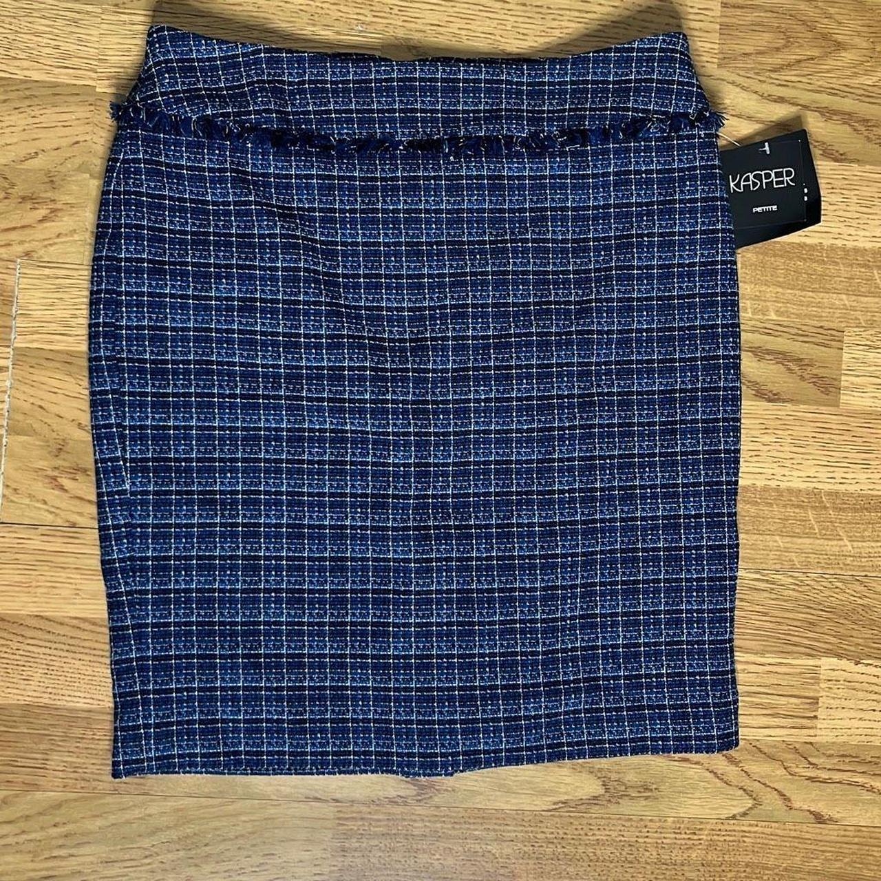 Kasper 2024 tweed skirt