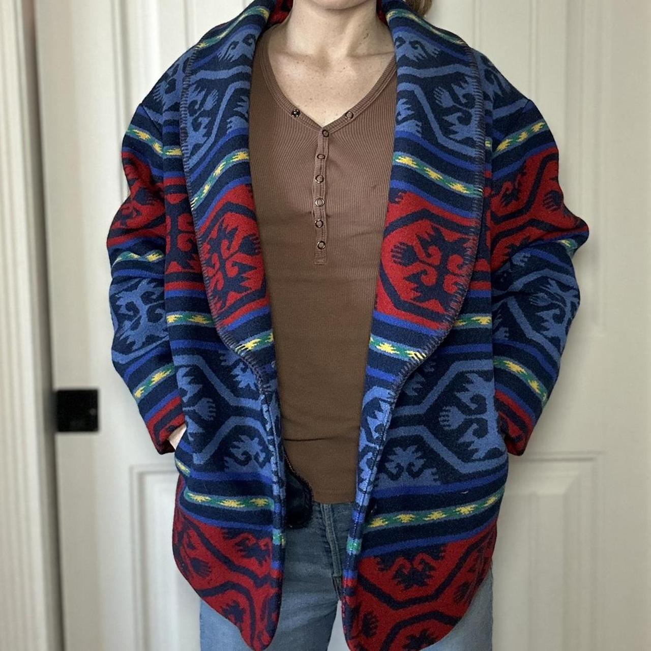 Pendleton Women's Jacket - Multi/Blue - S – Vinta… - image 2