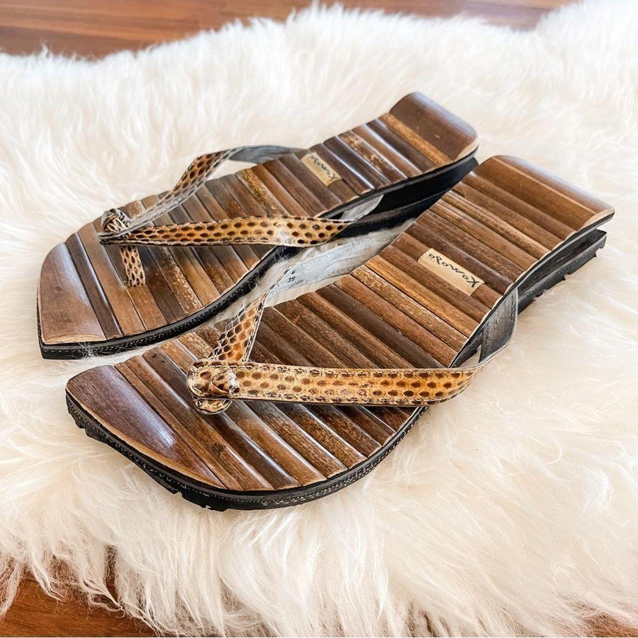 Women's bamboo flip on sale flops