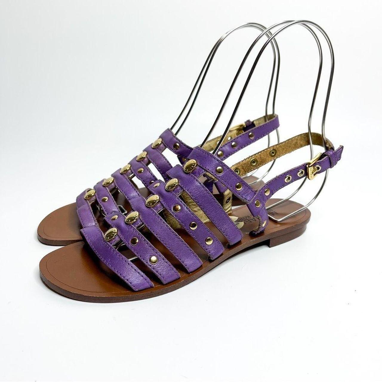 Michael fashion kors purple sandals