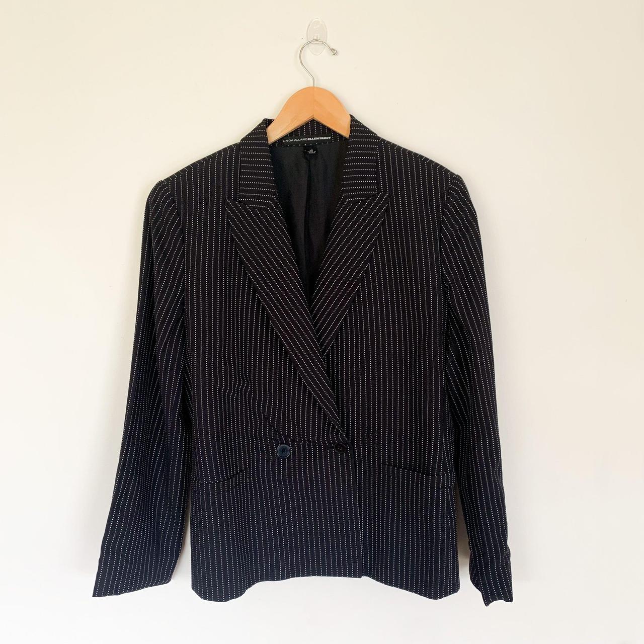 Women's Black and White Suit | Depop