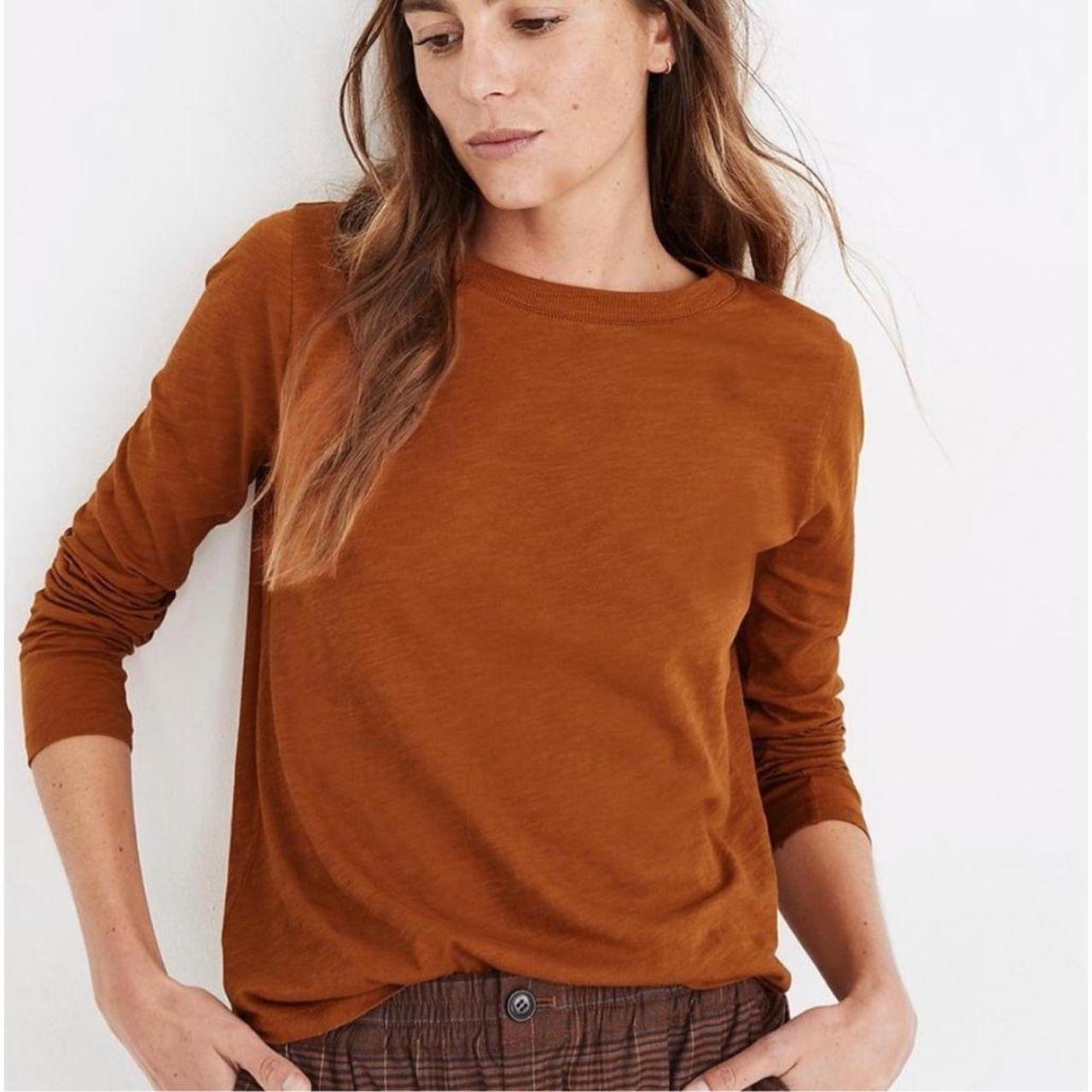 madewell whisper cotton long sleeve