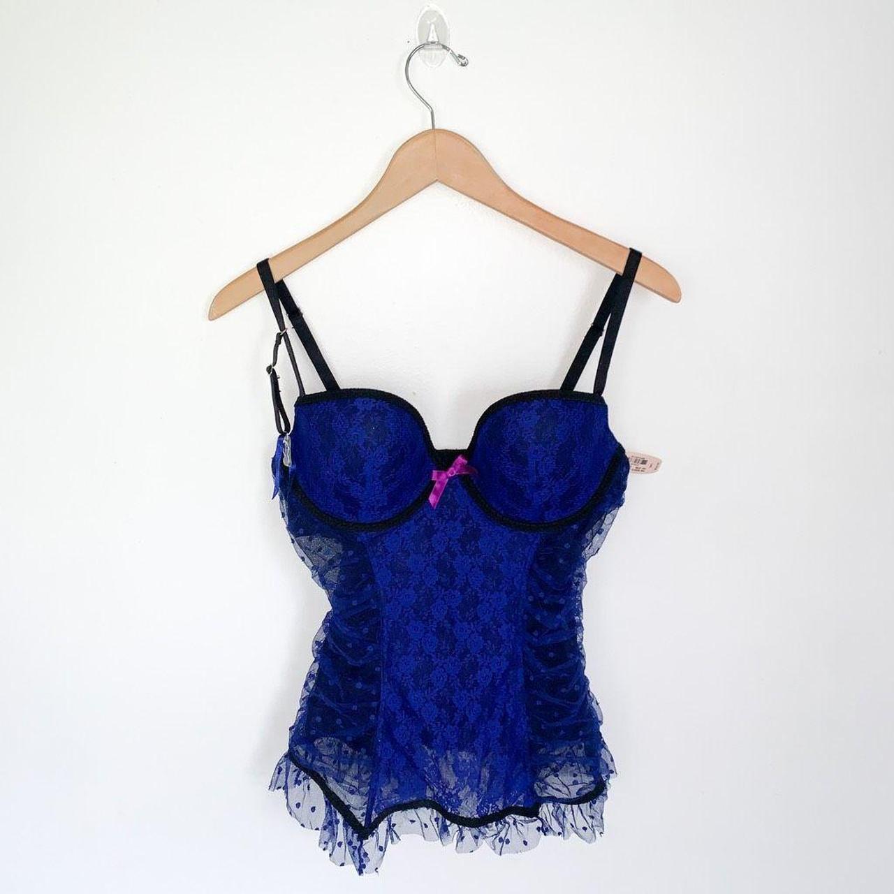 Victoria’s Secret Sexy Little Things Y2K cobalt blue... - Depop