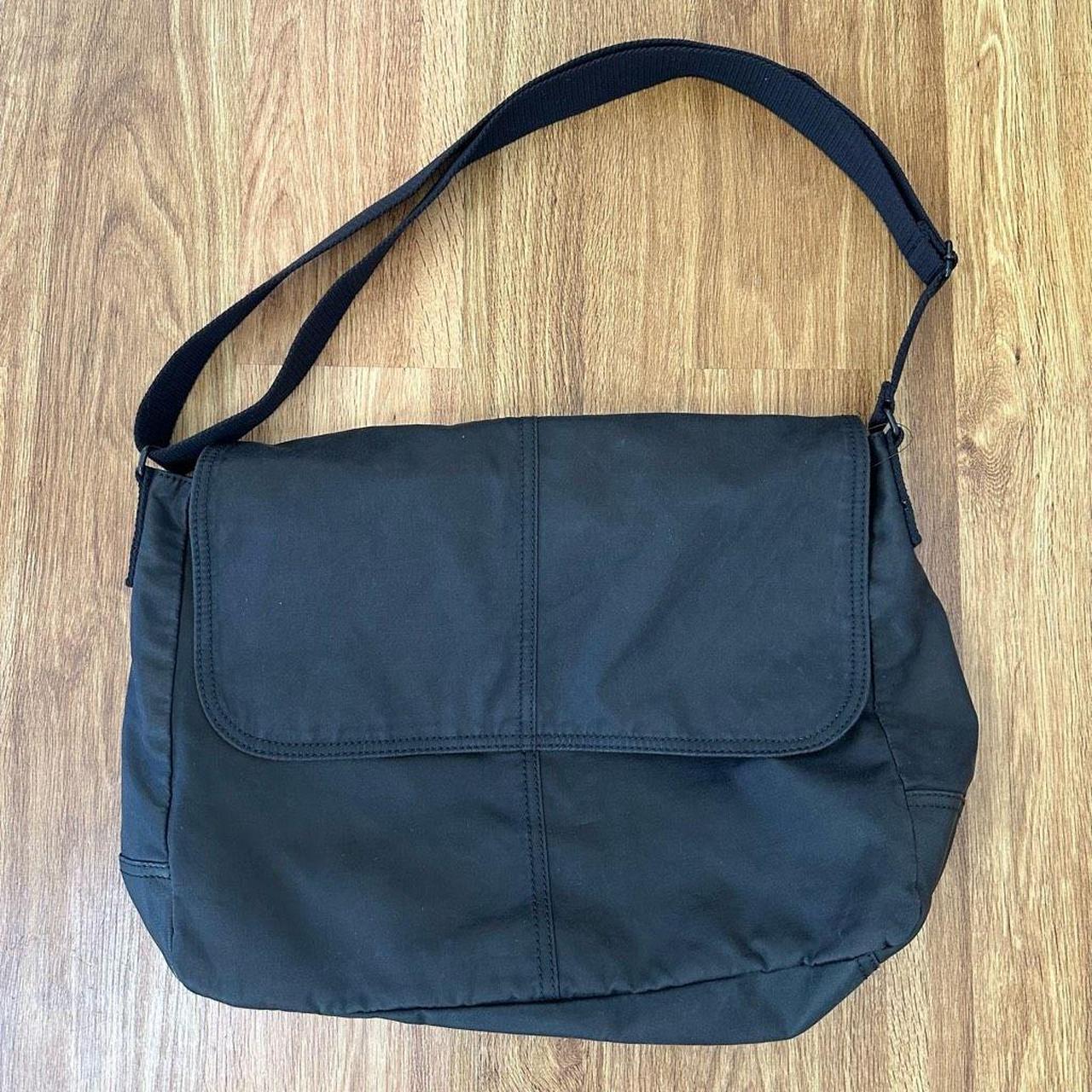 Black rivet cheap messenger bag