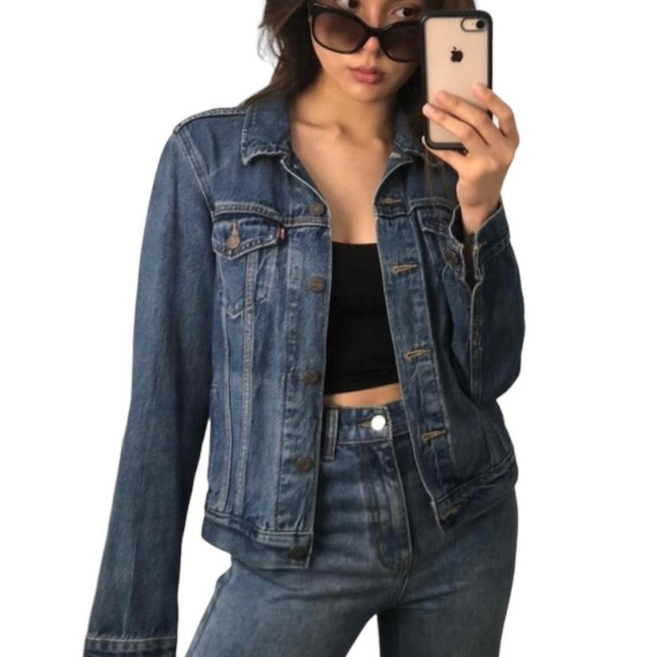 ORIGINAL BLUE JEAN LEVI TRUCKER JACKET! (never... - Depop