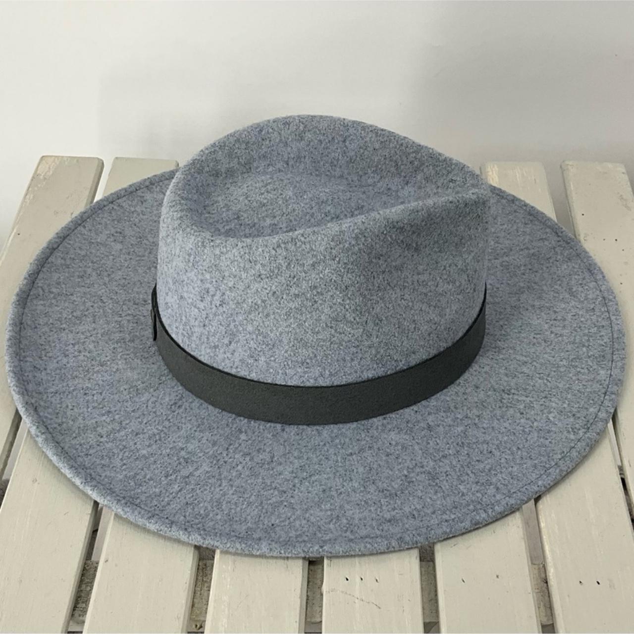 Scala Women's Hat - Grey – Scala Grey felt fedora… - image 2