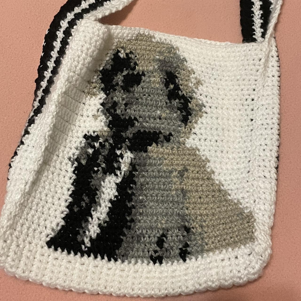 Taylor Swift Folklore crochet tote bag with