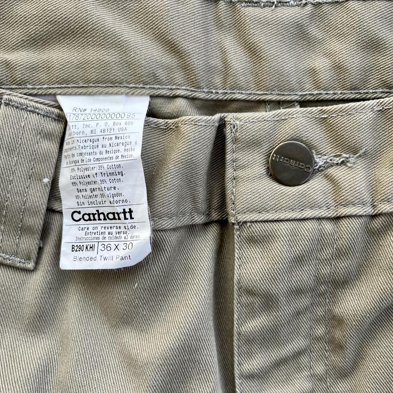 Carhartt Khaki Pants 36. These pants are in great... - Depop