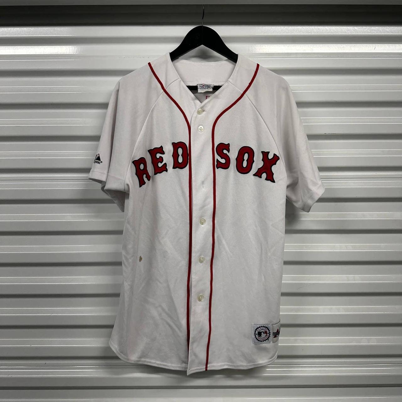 Majestic Kurt Schilling Boston Red Sox Jersey -... - Depop