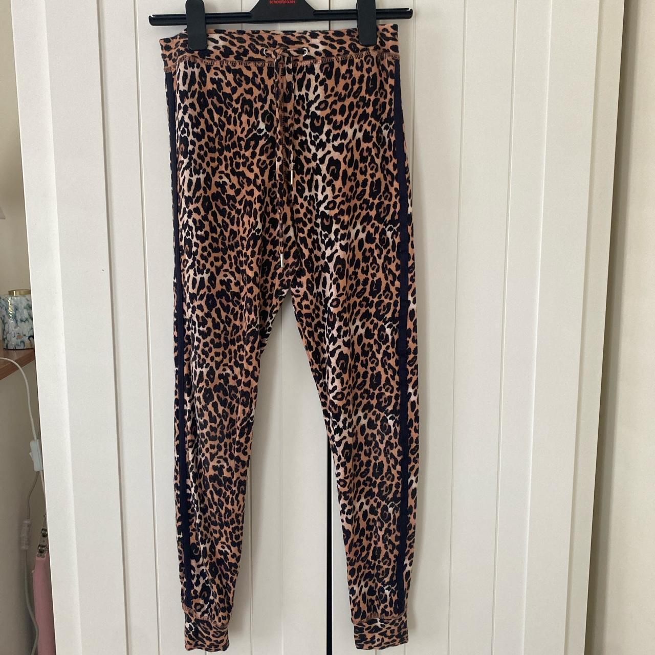 - Leopard Print Joggers - Very Flattering On Figure - Depop