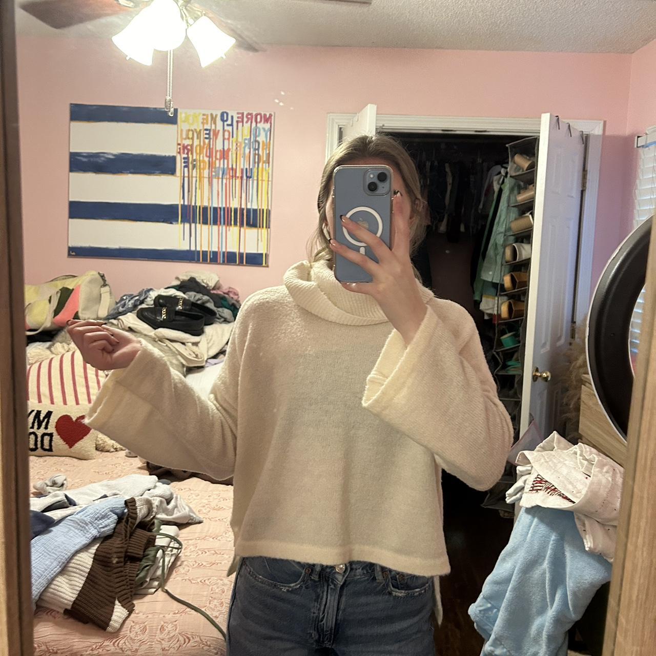 C&V from dillards turtleneck sweater! So comfy and... Depop