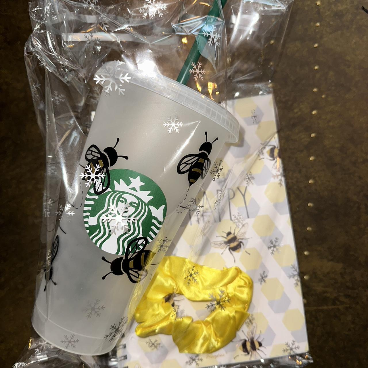 🎀 LV print Official Starbucks Cold Cup 🎀 Reusable - Depop