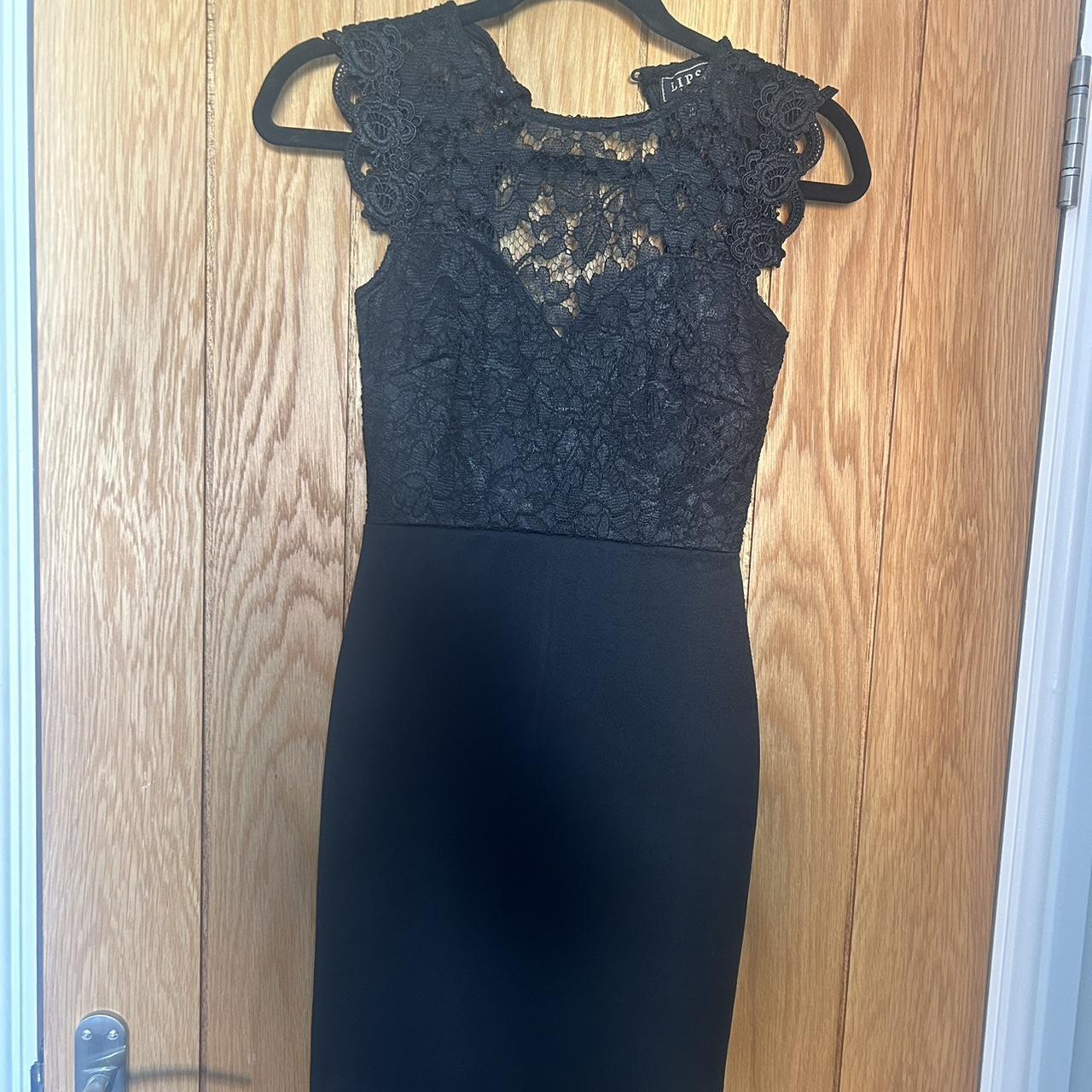 Lipsy London black midi Size 6, only worn