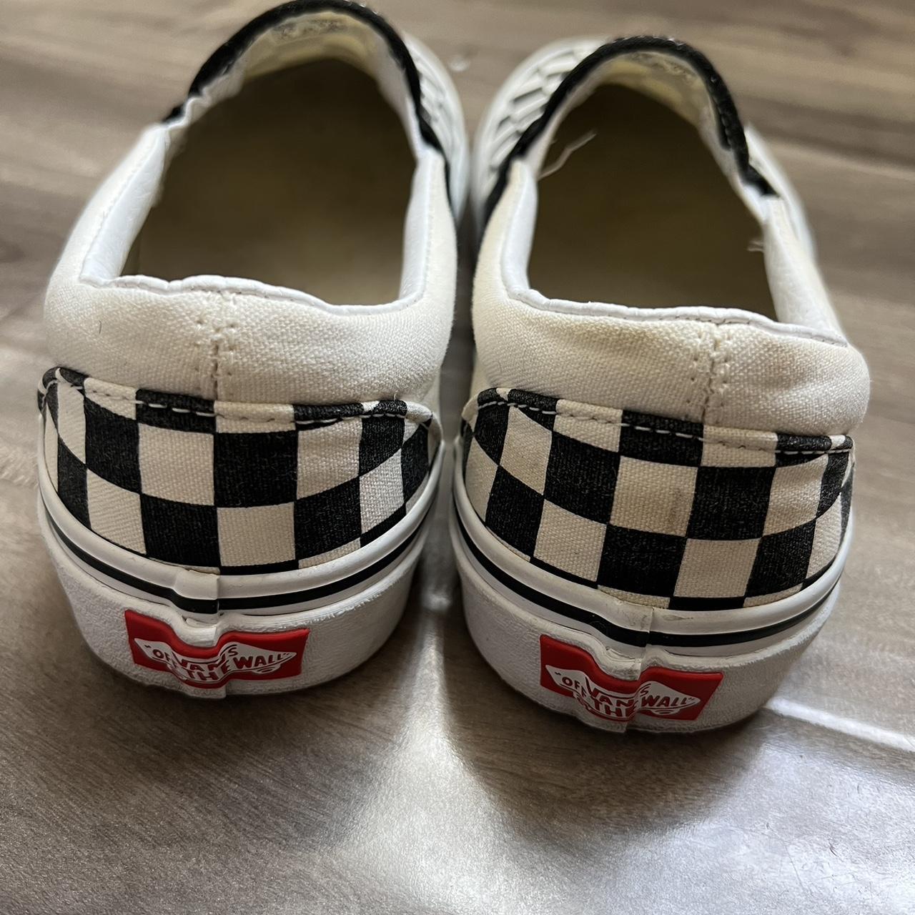 Vans Checkered Slip on💋 Worn a few times Size:7.5... - Depop