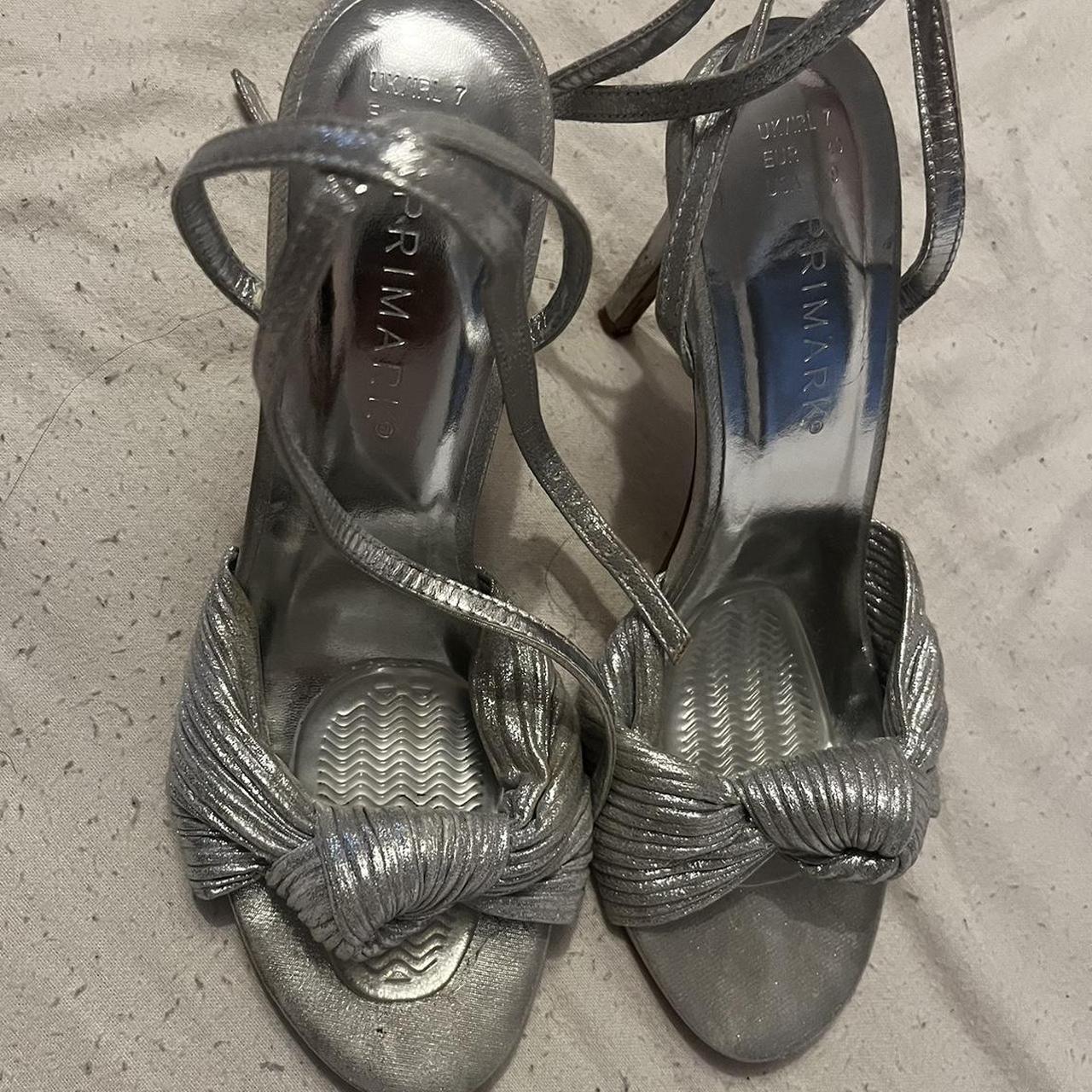 Primark store silver heels