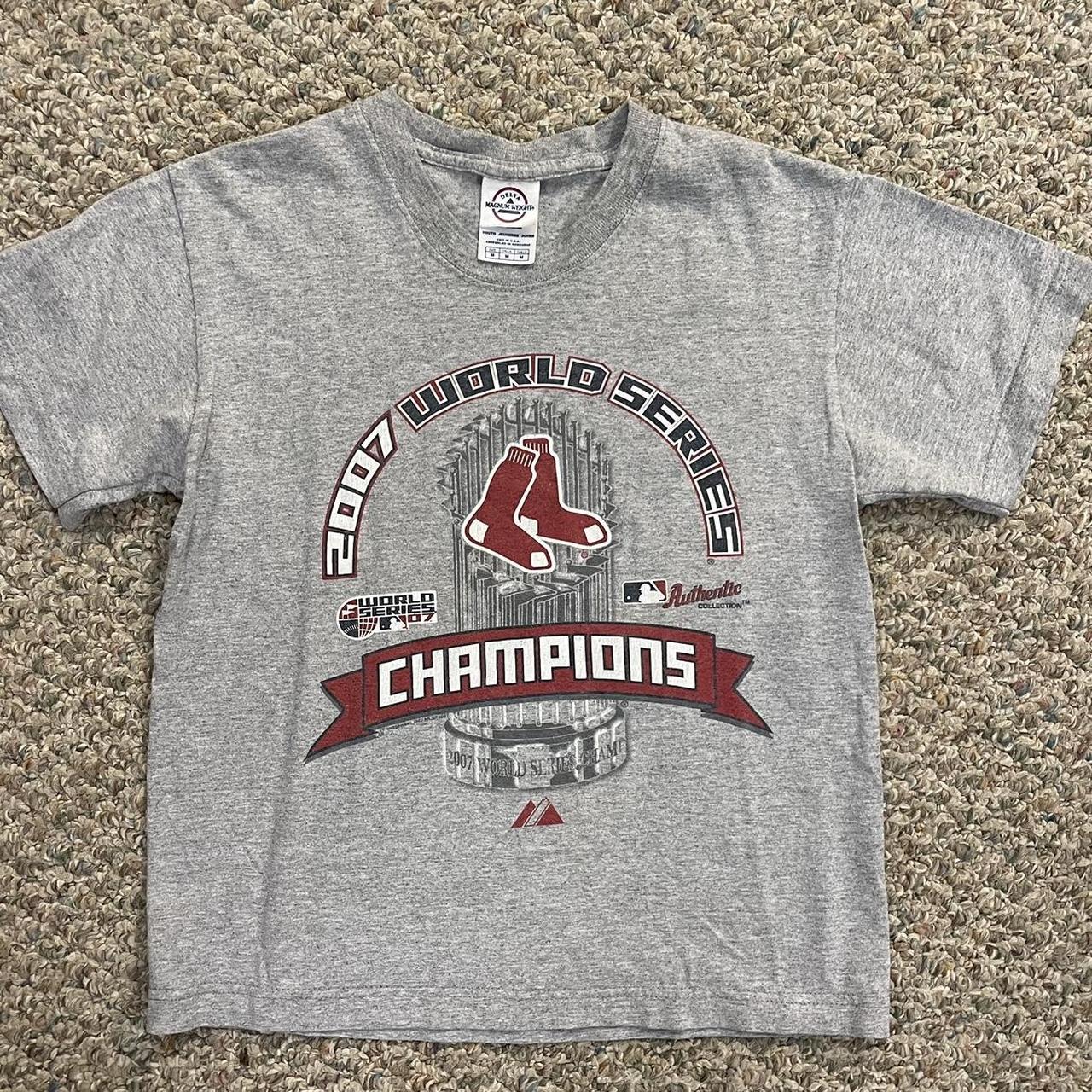 2007 World Series Boston Red Sox Championship Tee - Depop