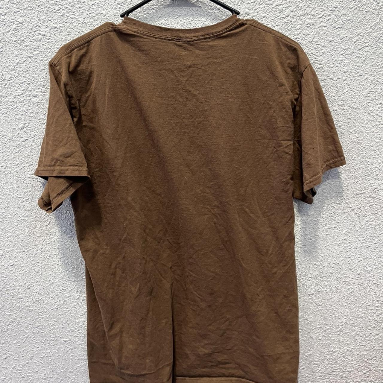 Unisex New Nirvana T-Shirt Brown Short-Sleeve Men's... - Depop