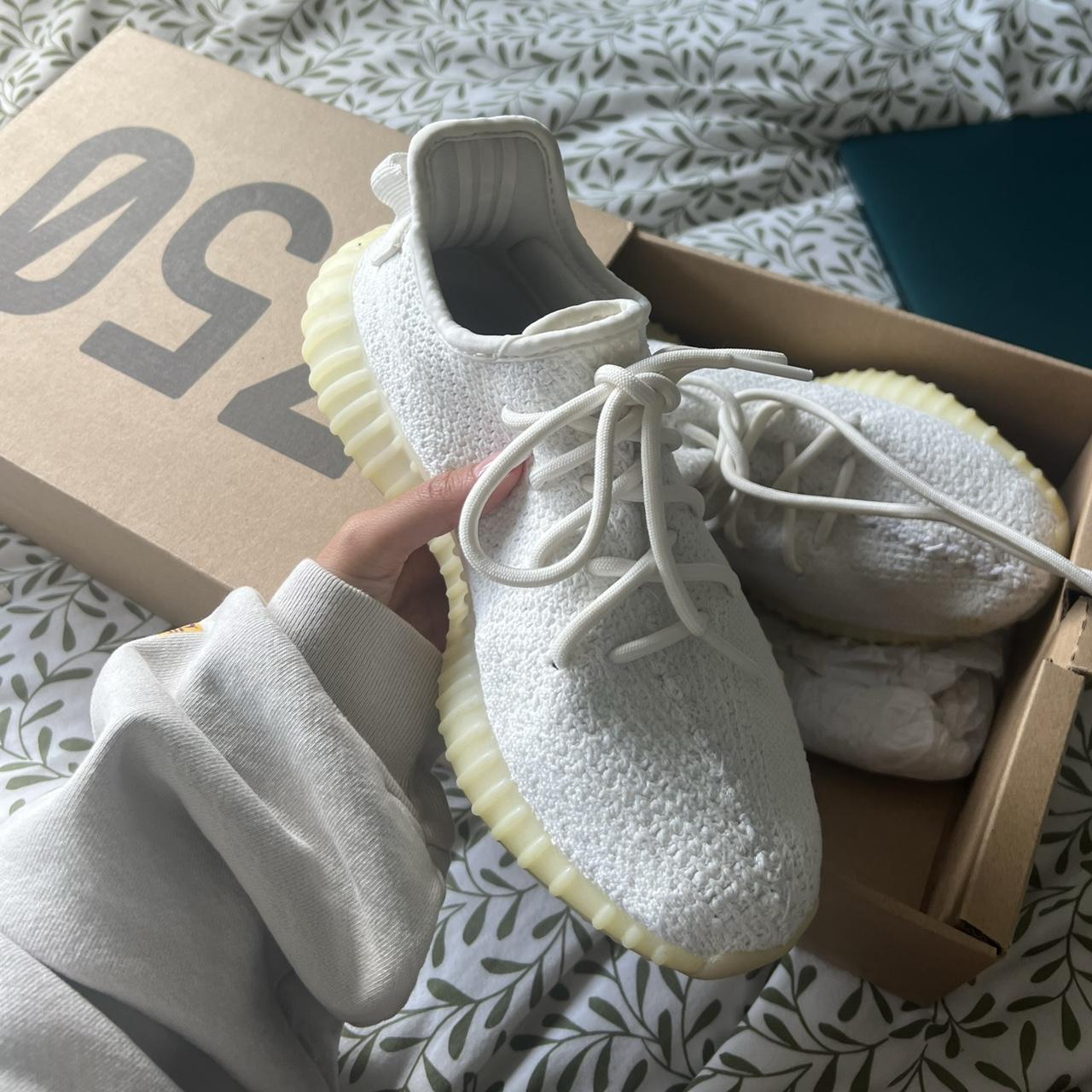 Womens white cheap yeezy trainers