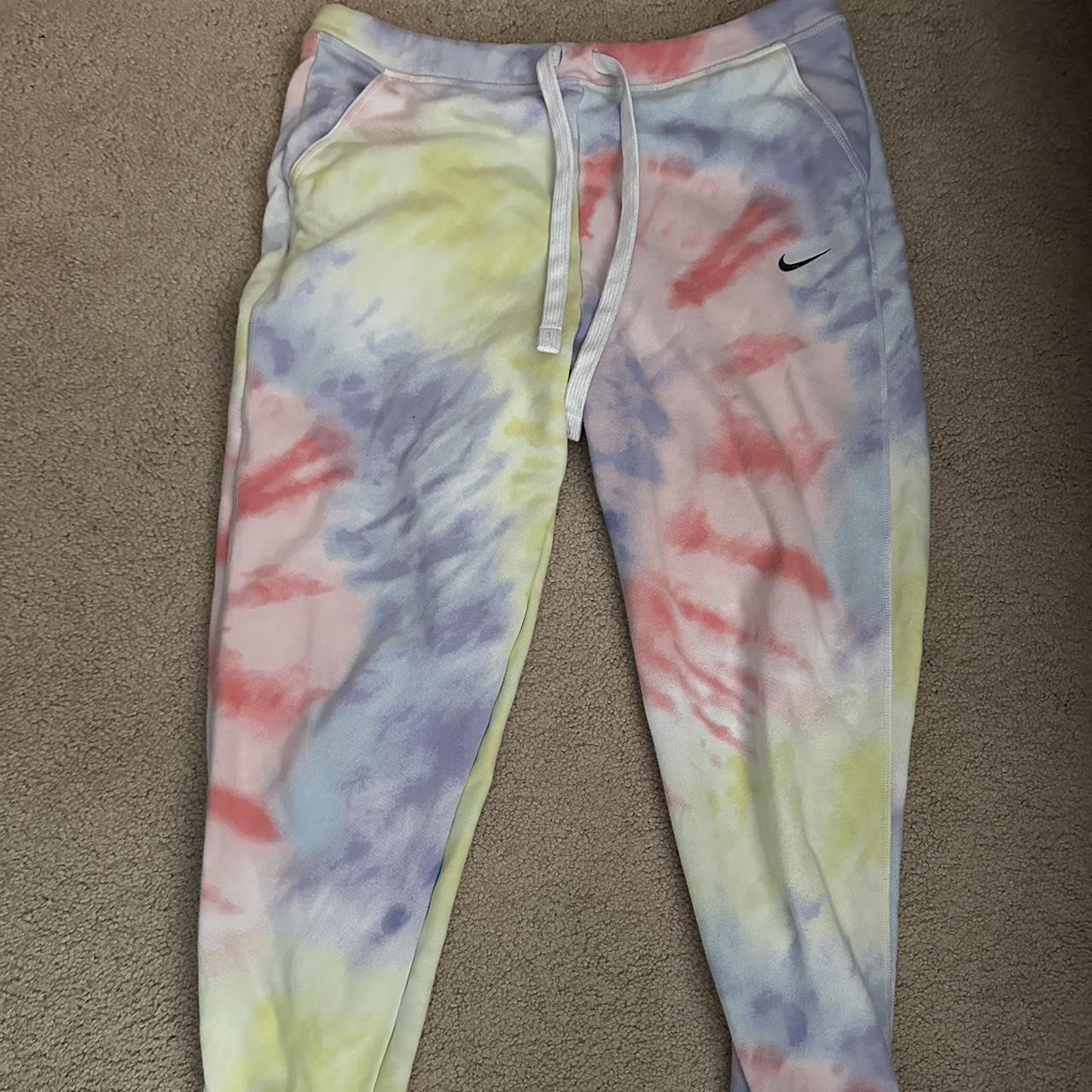tie dye nike pants
