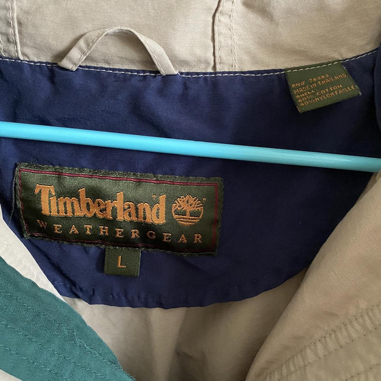 Timberland Men's Cream and Green Jacket (4)