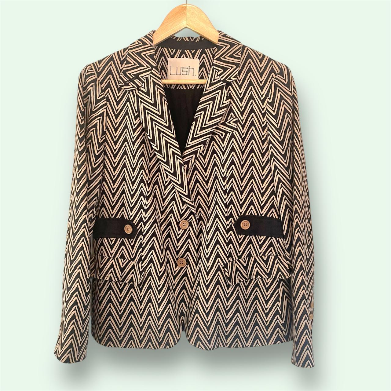 RETRO ZIG ZAG BLAZER BRAND Lush FABRIC Main