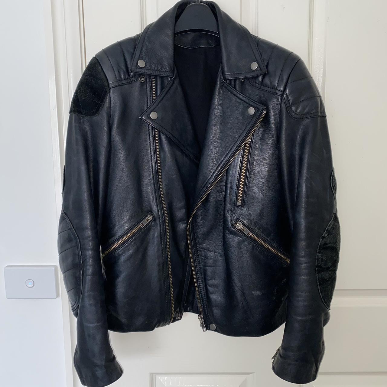ACNE STUDIOS Leather Biker Jacket. The 'Theo' jacket... - Depop