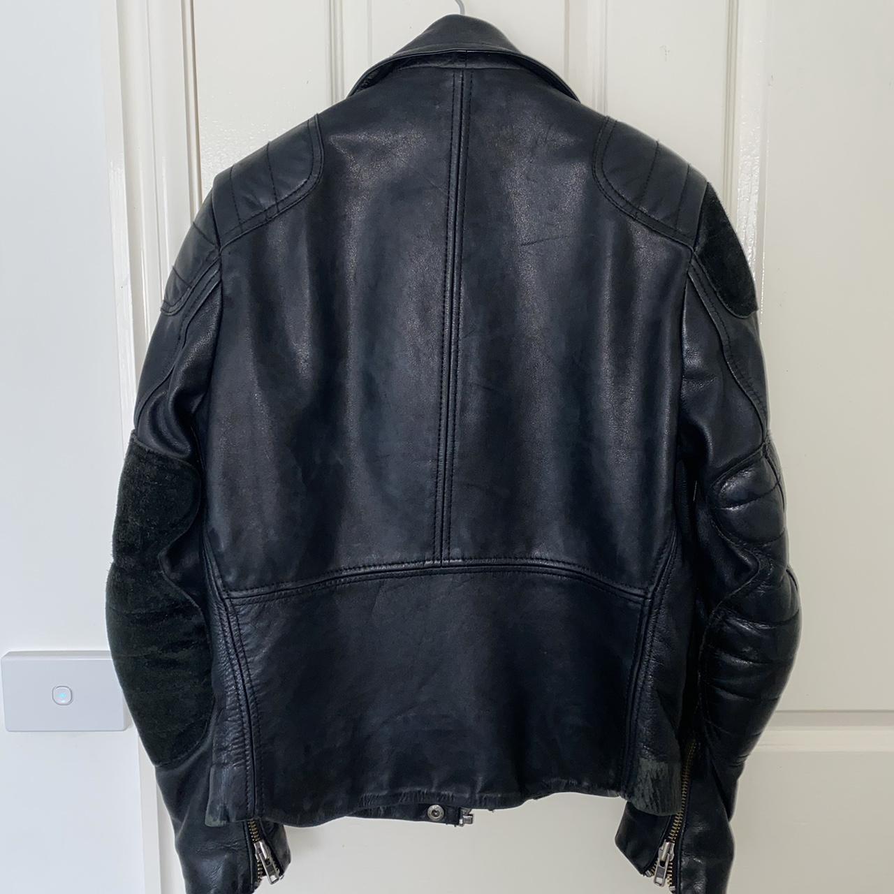 ACNE STUDIOS Leather Biker Jacket. The 'Theo' jacket... - Depop