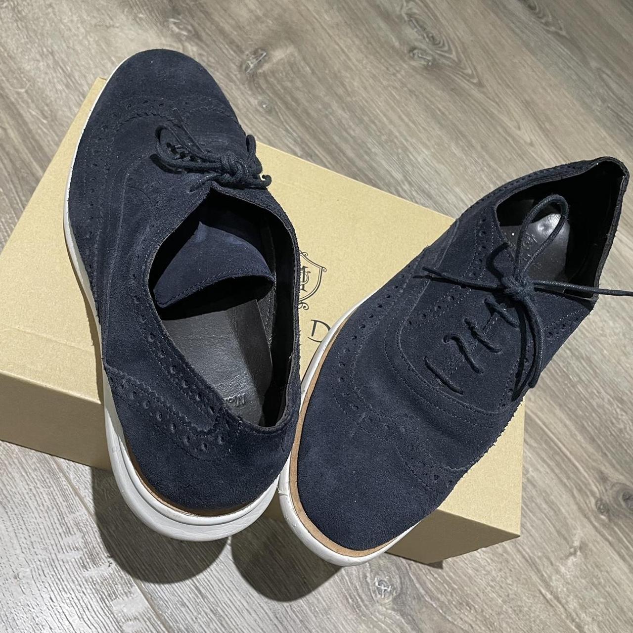 navy brogue shoes ladies