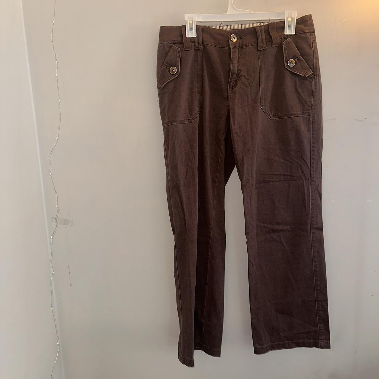 apt. 9 Brown Cargo Pants, size 8, straight