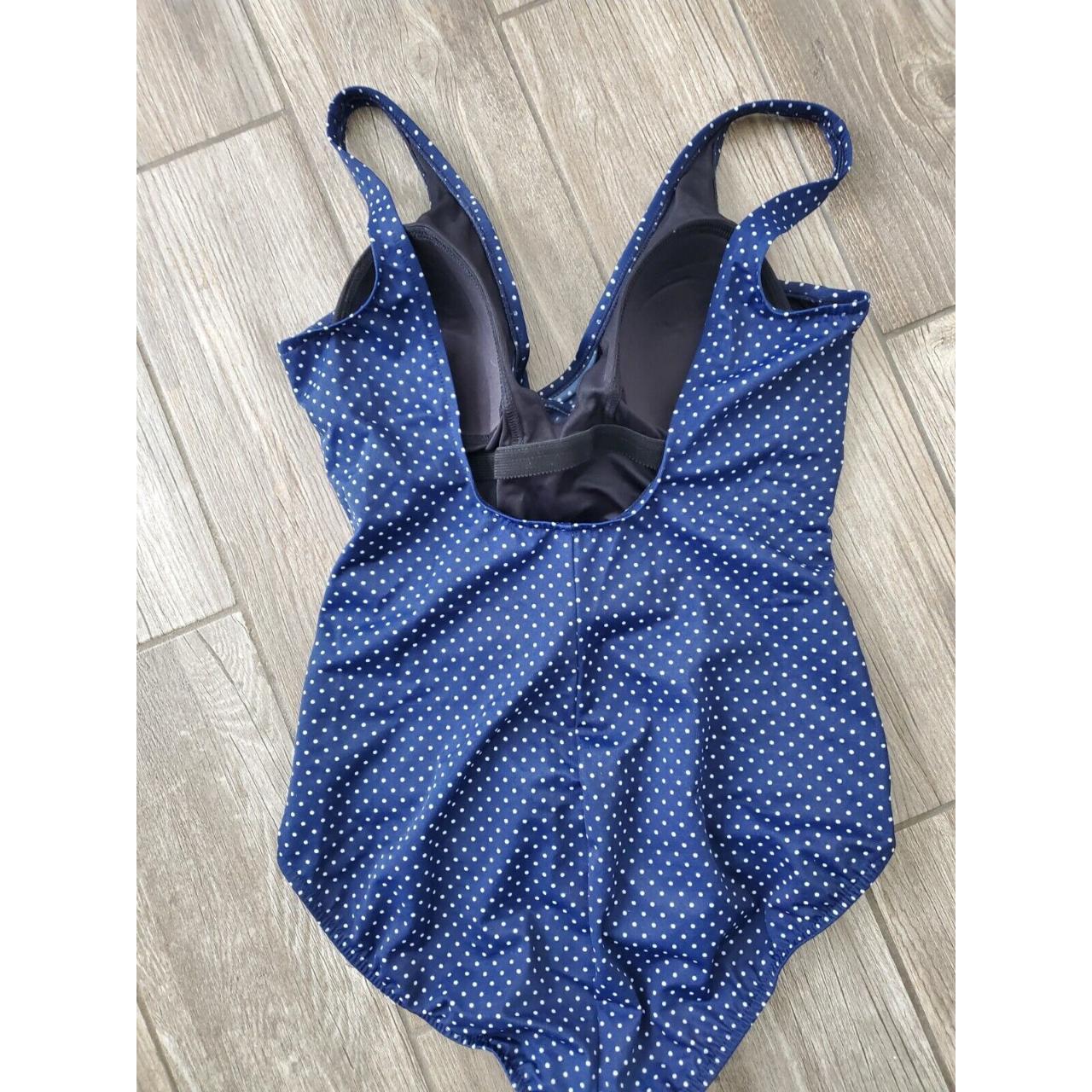 Miraclesuit Polka Dot One Piece Blue White Soft