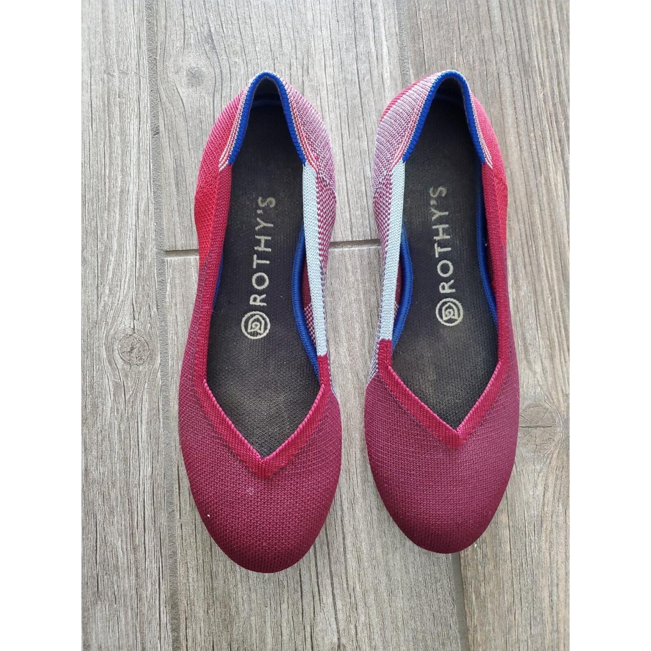 Rothy's buy berry colorblock flat