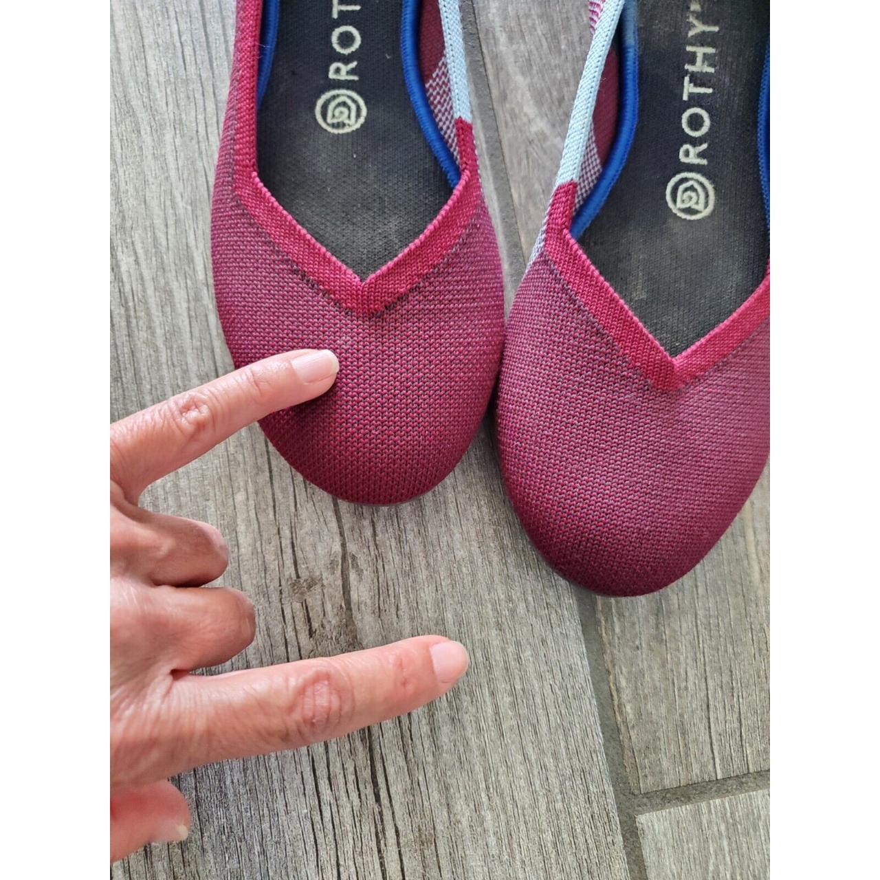 Rothy's buy berry colorblock flat