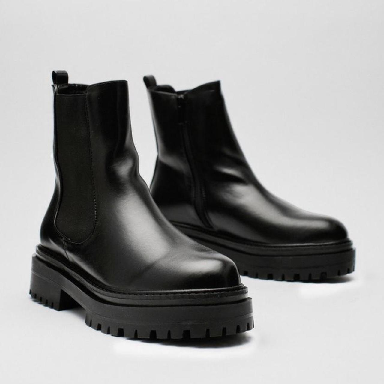 nasty gal platform chelsea boots